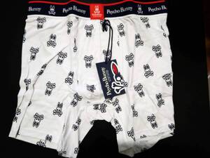 新品未使用品！PSYCHO BUNNY (サイコ・バニー) Boxer Brief BWB-Bright White Bunny サイズ L