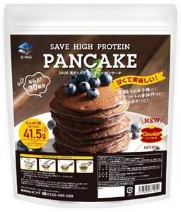 SAVE プロテイン 高タンパク パンケーキ ホットケーキ ミックス チョコ風味 ( 600g )