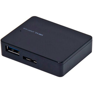 ナカバヤシ 4ポートUSB3.0 ハブ ブラック UH-3024BK