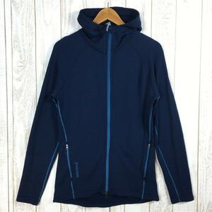 MENs S フーディニ ウーラー フーディ Wooler Houdi メリノウール100% HOUDINI 225834 Blue Illusio