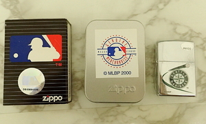 SEATTLE MARINERS Zippo ジッポ ライター MLBP 2000 メジャーリーグ シアトル マリナーズ 　未開封　オイルライター　缶ケース入り
