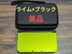 ☆Newニンテンドー3DS LL ライム×ブラック ケース付き