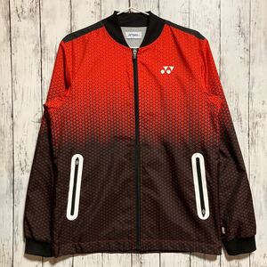 YONEX ヨネックス バドミントン ジャケット M ヒートカプセル ブラック×レッド 美品 送料無料