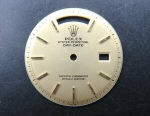 1円～！ROLEX ロレックス DAY-DATE デイデイト Ref.1803用 シャンパン文字盤 メンズ 腕時計 ダイヤル パーツ 7