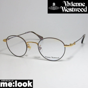 Vivienne Westwood　ヴィヴィアンウエストウッド レディース　眼鏡 メガネ フレーム 40-0002-2　サイズ45 ライトゴールド・グレージュ