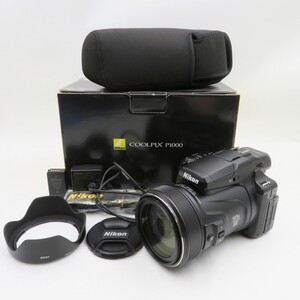 1円〜 Nikon ニコン COOLPIX P1000 NIKKOR 125X WIDE 4.3-539mm 1:2.8-8 デジタルカメラ 箱付 動作確認済 現状品 y227-3368941【Y商品】