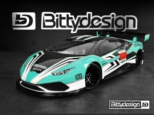  Bittydesign AGATA 1/10 GT クリアーボディ 190mm ライトウェイト BDGT-190AGT RCスーパーGT選手権 ラジコン TRF420,BD12,MTC2などに