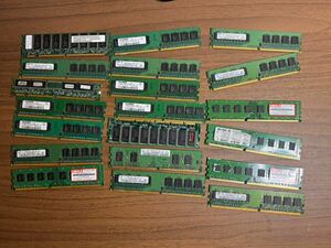 【動作未確認】パソコン PC メモリ まとめ 20枚 パーツ 