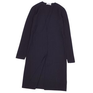 美品 ジルサンダー JIL SANDER ニット ロングカーディガン ボタンレス カシミヤ シルク トップス レディース 36(M) cf11db-rm20f12405