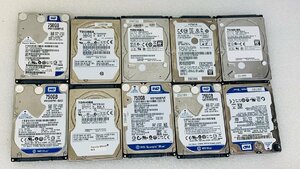 HDD750GB SATA 2.5 インチ 9.5mm HDD まとめて10台 750GB ハードディスク 厚み 9.5mm メーカー指定不可