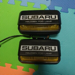 スバル ドミンゴ？ SUBARU DOMINGO？ 純正 オプション カバー付フォグランプ 左右セット　サンバー？　レオーネ？　旧車　貴重　ＪＤＭ