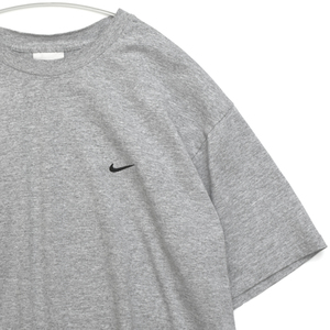 00s ビンテージ NIKE ナイキ スモール スウォッシュ Tシャツ 杢グレー メキシコ製 size.L