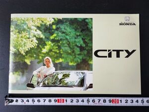 【ホンダ/HONDA・ シティ / CITY・ミニ版カタログ（昭和61年10月）】カタログ/パンフレット/旧車カタログ/絶版車/