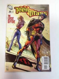 TEEN TITANS #55 2008 原書 アメコミ アメリカンDCコミックス Comicsリーフ 洋書2000年代 GEOFF JOHNS ROBIN SUPERBOY WONDER GIRL