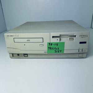 98-113 NEC CanBe PC-9821Cx2 S15T HDD欠 Pentium 75Mhz 起動しましたが画面出力されません