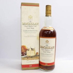 1円~The MACALLAN（マッカラン）10年 カスクストレングス 58.8％ 1000ml G24K120012