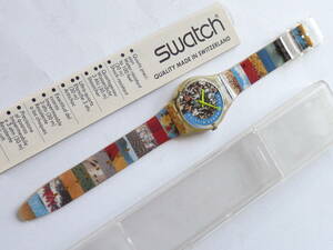 未使用電池交換済 スウォッチ レギュラーモデル Swatch 1993年 The People 品番GZ126