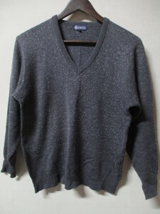 【YACHT】セーター サイズＬ色グレー身丈60身幅48肩幅40/KAP
