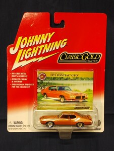 ジョニーライトニング 1/64 71年型 ポンティアック ジー・ティー・オー JOHNNY LIGHTNING Pontiac GTO GM A-body 傷み有り