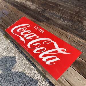 希少　コカコーラ 特大看板 coca cola プラスチック店舗用