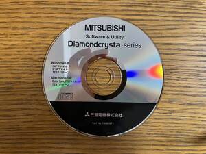 Mitsubishi Diamondcrysta series Software & Utility Windows/Macintosh 三菱電機株式会社 CD-ROM