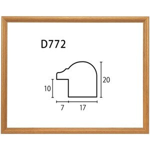 デッサン用額縁 木製フレーム D772 アクリル付 四ッ切