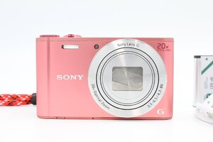 ＜＜新品ストラップ付き＞＞【美品】SONY ソニー デジタルカメラ Cyber-shot WX350 光学20倍 ピンク DSC-WX350-P #LE2024912