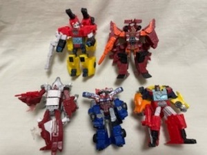 ◎ ジャンク品 Kabaya カバヤ TRANSFORMERS トランスフォーマー スーパーリンク フィギュア ５個 現状品