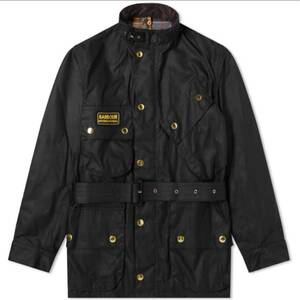 【新品！】Barbour international Black Original Wax 税込定価66000円 34 インターナショナル バブアー Barbour INTERNATIONAL 2