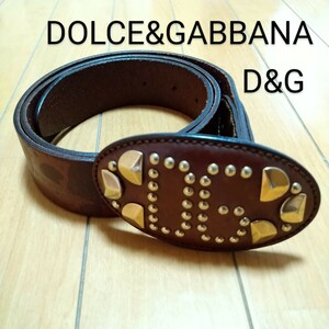 ディーアンドジー　ドルチェアンドガッバーナ　ベルト　D&G　DOLCE&GABBANA