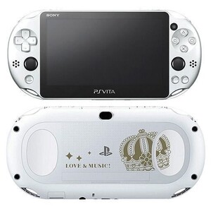 中古PSVITAハード PlayStation Vita本体 うたの☆プリンスさまっ♪ MUSIC3 王冠 刻印モデル (グレイシャ