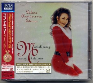 ☆マライア・キャリー 「メリー・クリスマス～25th Anniversary Edition」 初回仕様限定 特製ジャケット・カード封入 新品 未開封