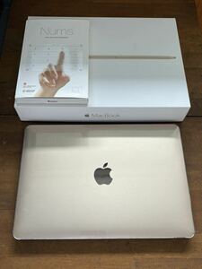  Mac book 12インチ ゴールドEarly2015 256GB 1.1GHzデュアルコアIntel Core M 8GB 16000MHz DDR3 充電回数167回美品 訳あり おまけ付き