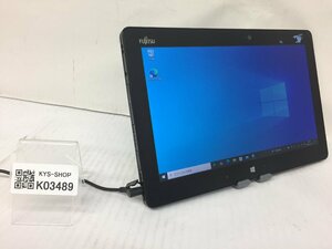 ジャンク/FUJITSU ARROWS Tab Q665/M FARQ07001/Core M-5Y10c 0.80GHz/128GB/4GB/11.6インチ/Windows10 Pro/高解像度/第5世代/AC欠品