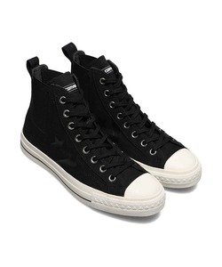 「CONVERSE」 ハイカットスニーカー 24.5cm ブラック メンズ