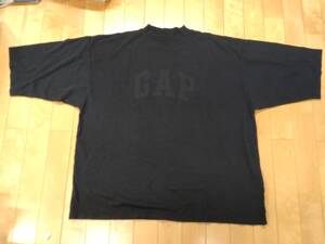 イージー×ギャップ　Yeezy　Gap　Engineered by Balenciaga クロップドーヴノーシーム半袖Tシャツ サイズM エンジニアドバイバレンシアガ