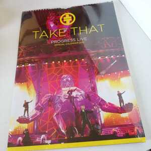 TAKE THAT PROGRESS LIVE OFFICIAL CALENDAR 2012 テイク・ザット プログレスライブ オフィシャルカレンダー2012 未使用品 