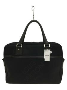 LOUIS VUITTON◆ヤック_ダミエ・ジェアン_BLK/ナイロン/BLK