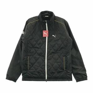 Mサイズ PUMA プーマゴルフ 中綿 ジップジャケット Mサイズ 未使用 923988 01 ブラック