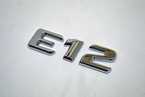 送料込 ベンツ風 日産ノート型式エンブレム E12 アルファーベット 英字 数字 文字 ロゴ カスタム ドレスアップ 3D ステッカー 両面テープ