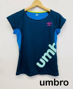 ★アンブロ/umbro★フィットネス Tシャツ M 紺 レディース