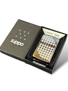 A11110 絶版 火花確認済 Zippo ジッポ 13 BRADFORD. PA MADE IN U.S.A 千鳥格子 喫煙具 ライター 