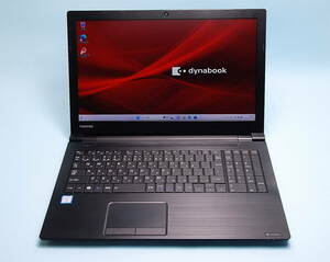 高性能 メモリ16GB搭載 Core-i7搭載 大容量SSD256GB Toshiba dynabook B65/DN /i7-8650U/S-マルチ/カメラ/Wifi/15inch/OFFICE 2021/Win11