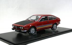 【KKスケール】1/18 アルファロメオ アルフェッタ 2000 GTV ターボデルタ 1979年 レッド(商品№ KKDC18093 )ダイキャスト製のミニカー