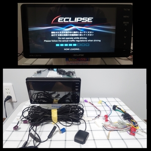 イクリプス ECLIPSE AVN-LS01W フルセグTV/Bluetooth/DVD/CD 7型ナビ 200mm　タッチスクロール　地デジ　Bluetoothオーディオ