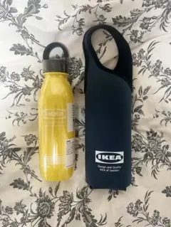 【新品】IKEA イケア 水筒＆ボトルホルダーセット　プラスチックボトル