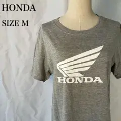 ホンダモーターサイクル ビッグウイングロゴ クルーネック 半袖Tシャツ バイク