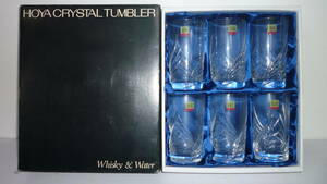 H41017-8　HOYA　CRYSTAL　TUMBLER　Whisky＆Water　CTS246L　タンブラー240ml × 6