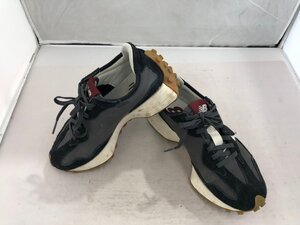 【NEW BALANCE327】ニューバランス327　レディススニーカー　チャコールグレー×ブラック　ナイロン　23cm　SY02-EZV