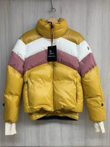 MONCLER GRENOBLE モンクレール グルノーブル LAMAR【D20984534685 68950】ダウンジャケット【サイズ: 1】イエロー×ピンク×ホワイト